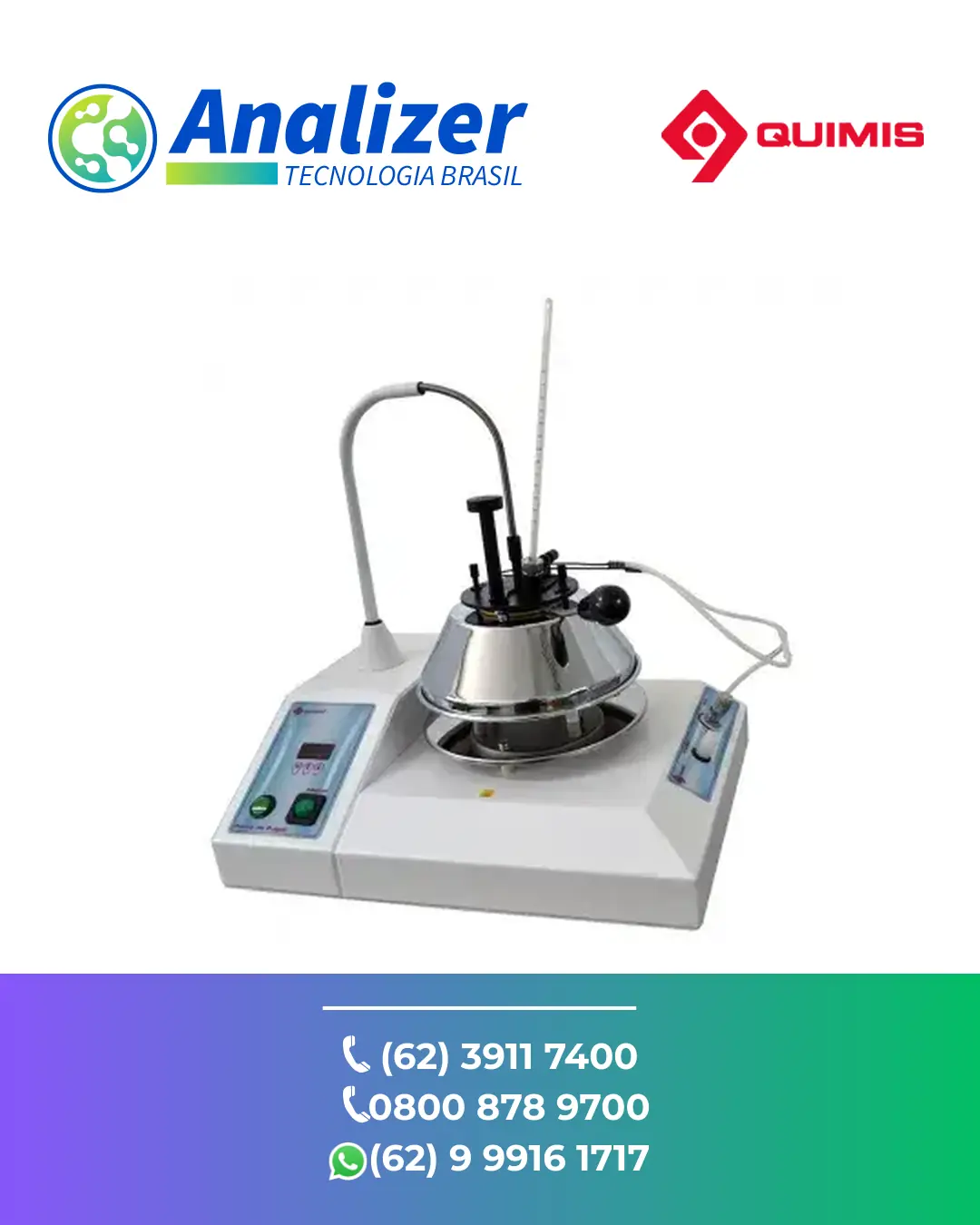 AJUSTE DETERMINADOR DE PONTO DE FULGOR PENSKY MARTENS Q292A QUIMIS BRASIL