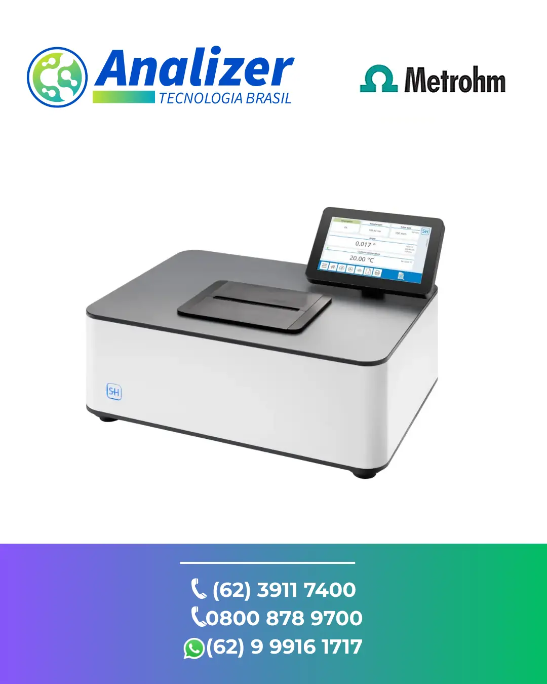 ASSISTÊNCIA POLARIMETRO VARIPOL SCHMIDT+HAENSCH METROHM BRASIL