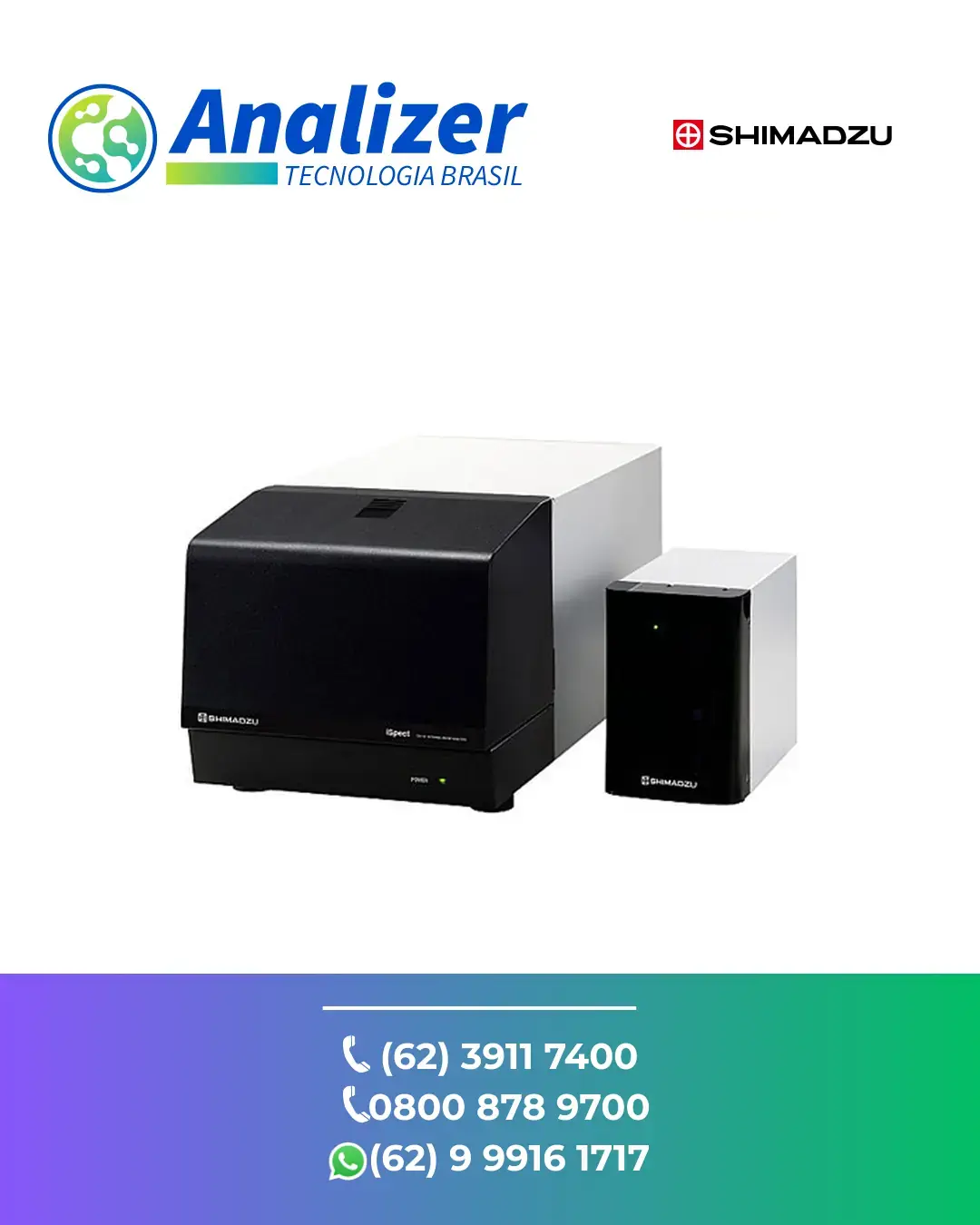 ASSISTÊNCIA TÉCNICA ANALISADOR DINAMICO DE PARTICULAS ISPECT DIA 10 SHIMADZU BRASIL