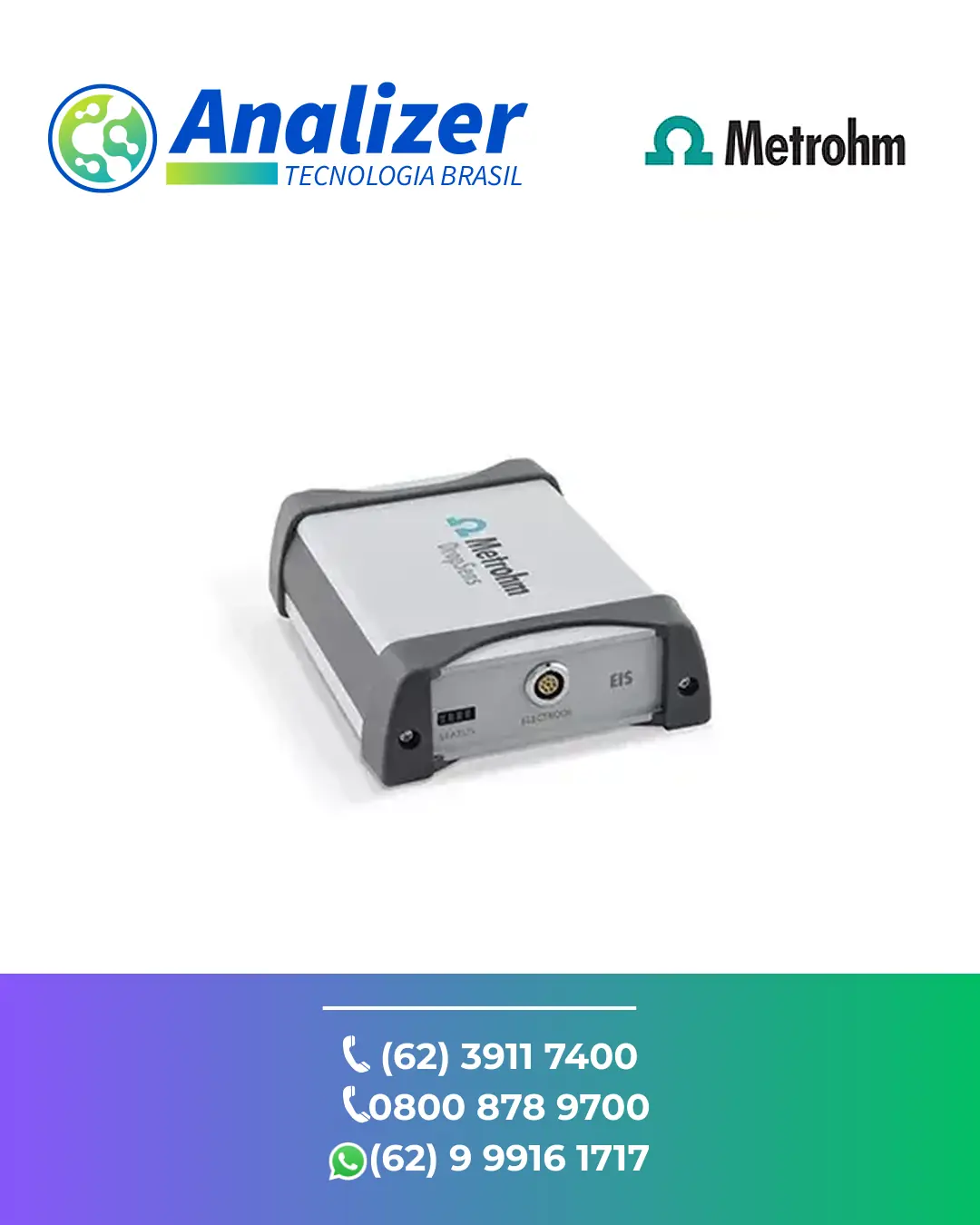 CONSERTO EM BIOPOTENCIOSTATO GALVANOSTATOS EIS DRP STAT I 400 METROHM BRASIL