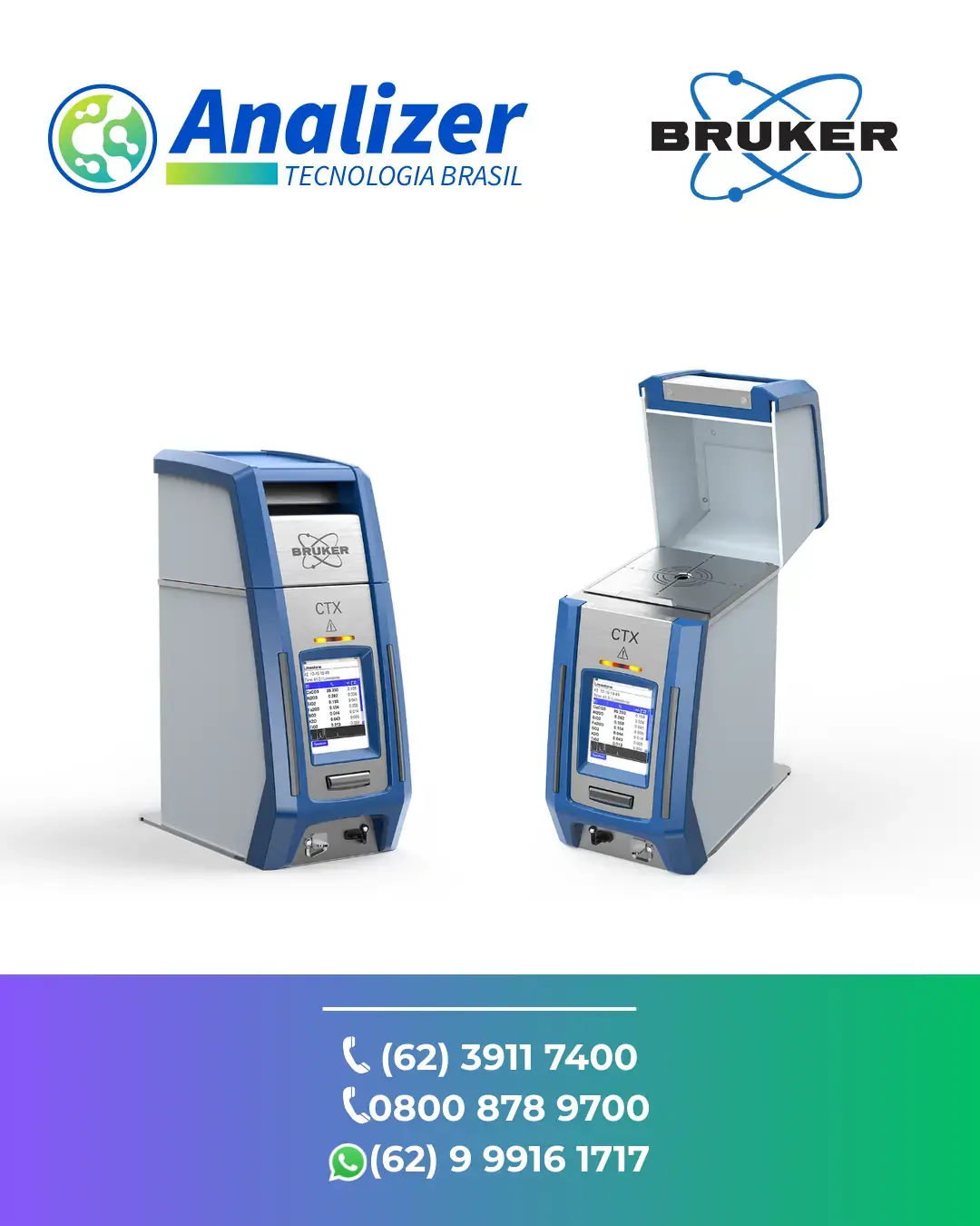 CONSERTO ESPECTROMETRO XRF DE BANCADA CTX BRUKER BRASIL