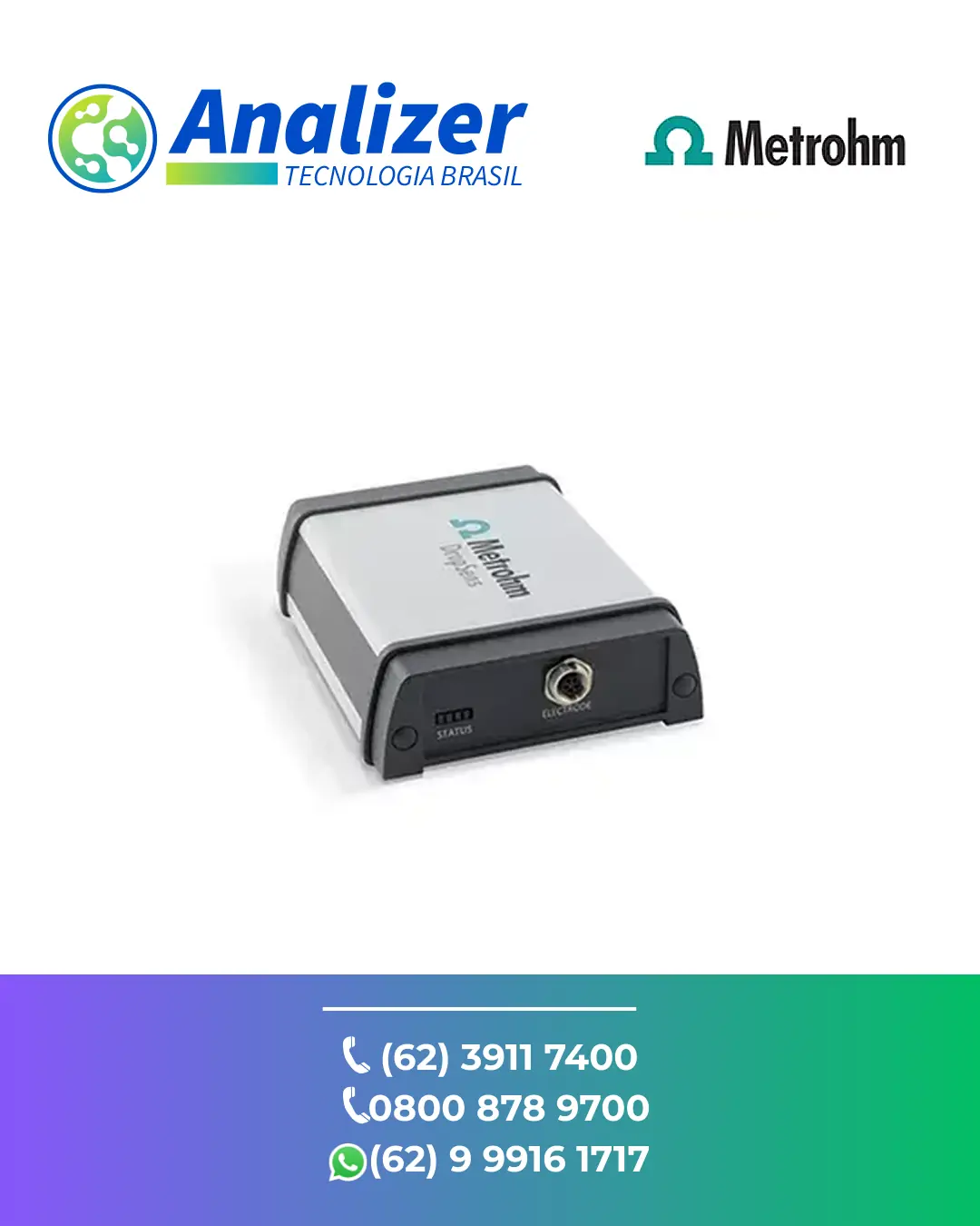 CONSERTO POTENCIOSTATO GALVANOSTATOS EIS DRP STAT300 METROHM BRASIL