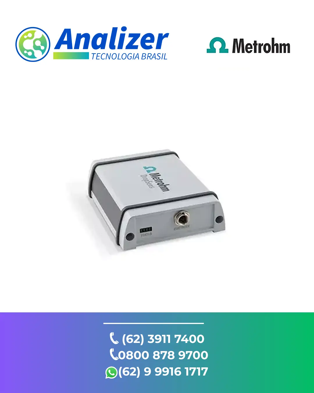 CONSERTO POTENCIOSTATO GALVANOSTATOS EIS DRP STAT400 METROHM BRASIL