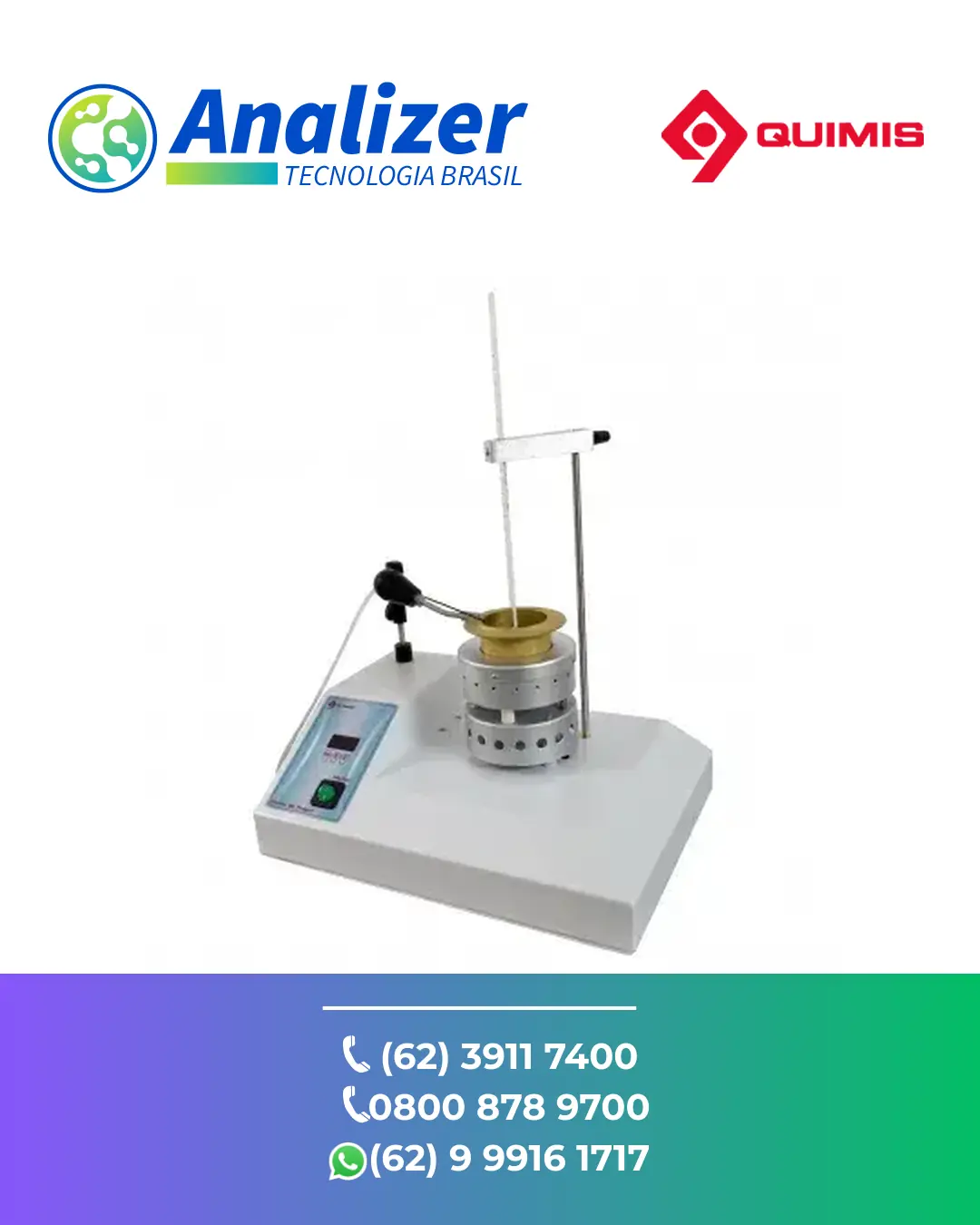 INTERVENÇÃO DETERMINADOR DE PONTO DE FULGOR Q292 QUIMIS BRASIL