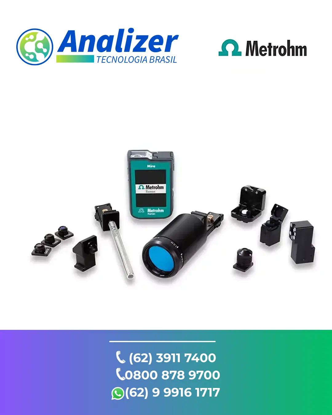 INTERVENÇÃO ESPECTROSCOPIA RAMAN METROHM BRASIL