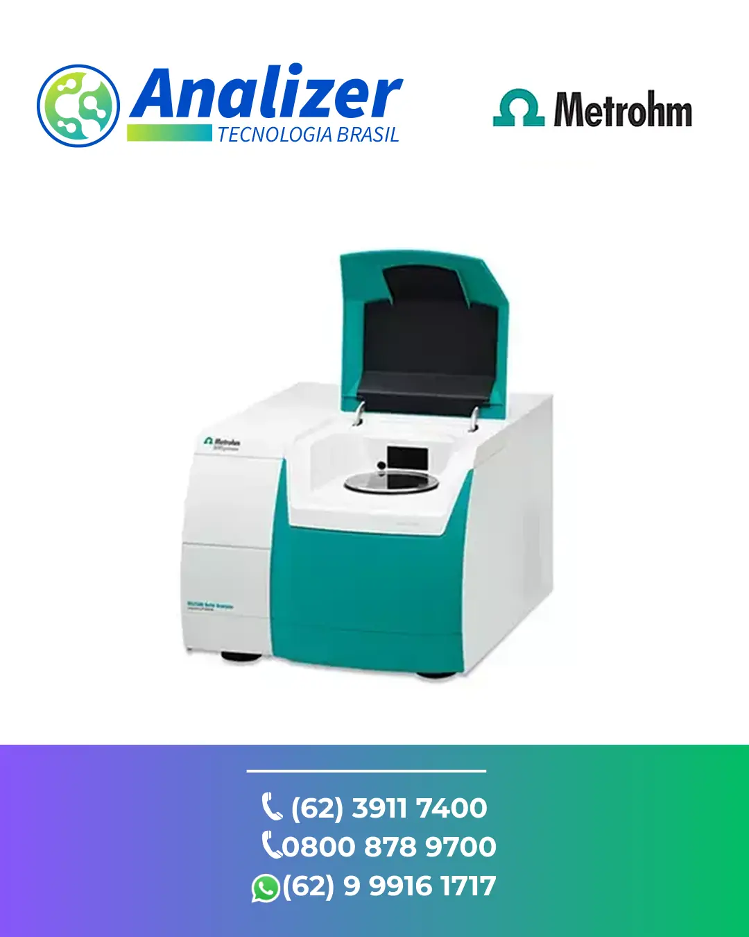 MANUTENÇÃO ANALISADOR DE POLIMEROS NIRS DS2500 METROHM BRASIL