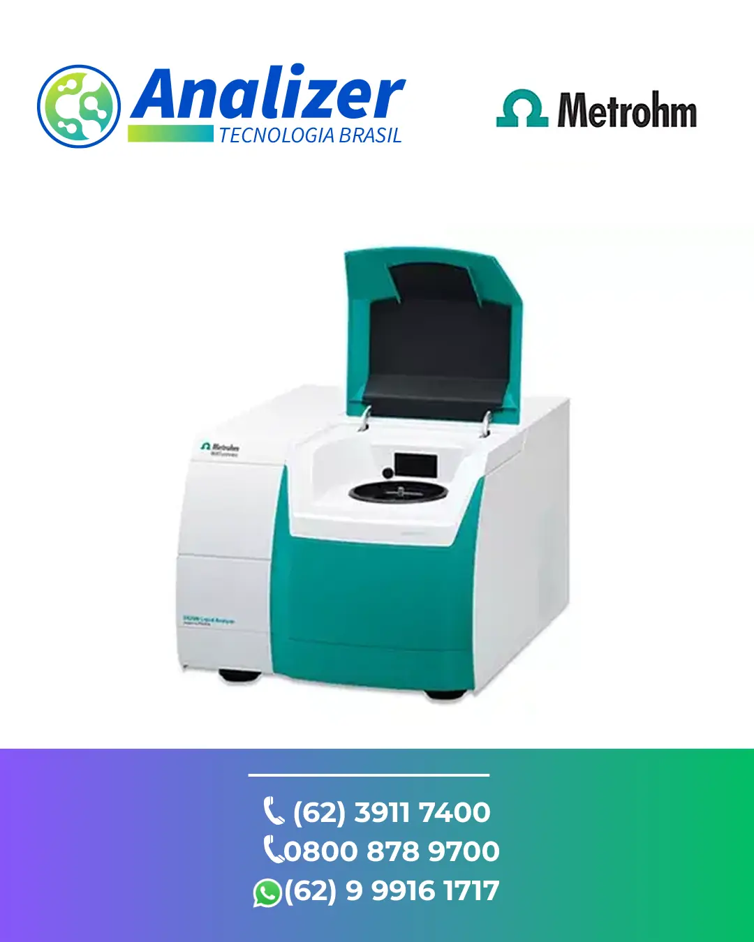 MANUTENÇÃO ANALISADOR PETROQUÍMICO NIRS D2500 METROHM BRASIL