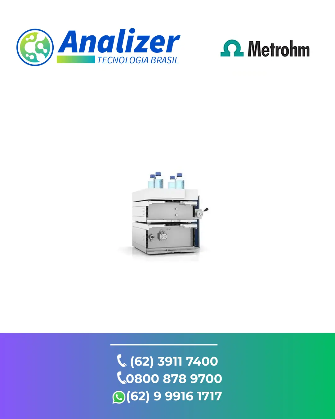 MANUTENÇÃO CROMATOGRAFO KNA HPLC C3 METROHM BRASIL