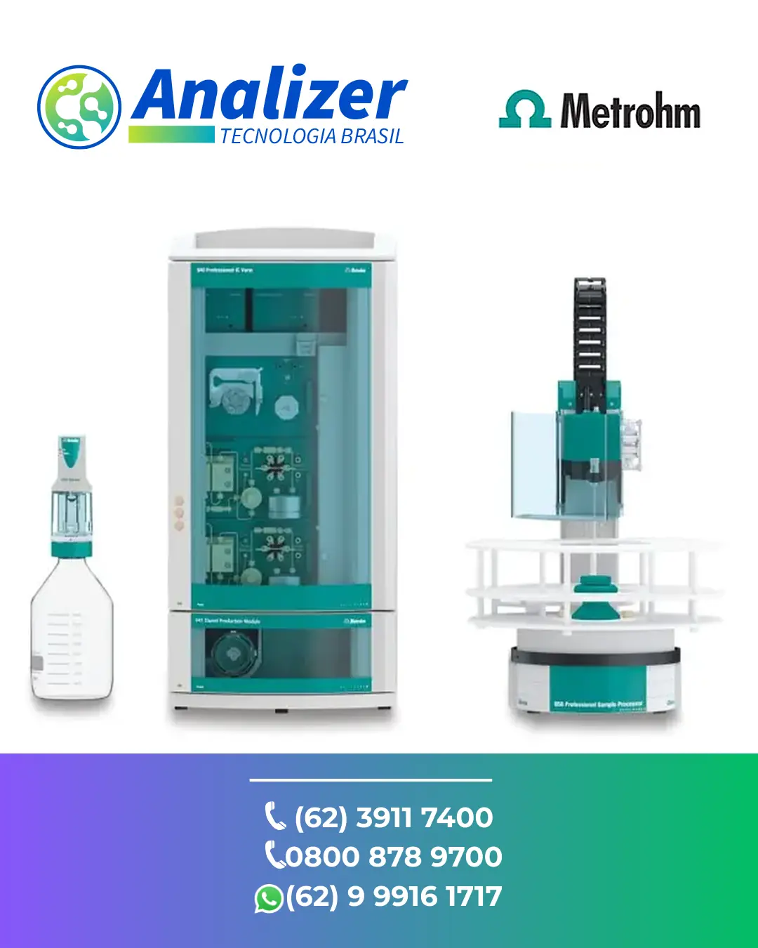 MANUTENÇÃO EM CROMATÓGRAFO 940 PROFESSIONAL IC VARIO METROHM BRASIL