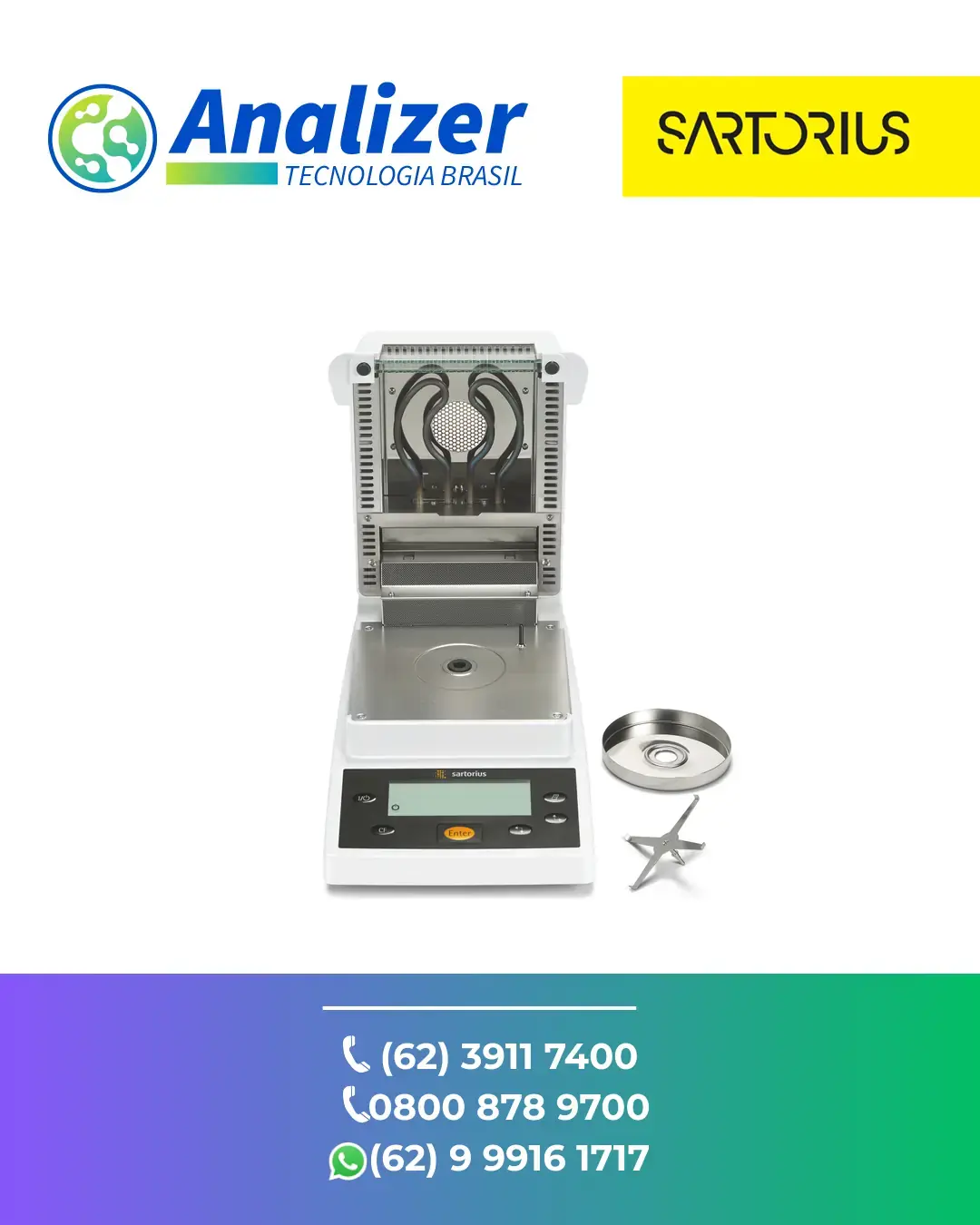 REPARO DE MEDIDOR DE UMIDADE SARTORIUS MA35 BRASIL