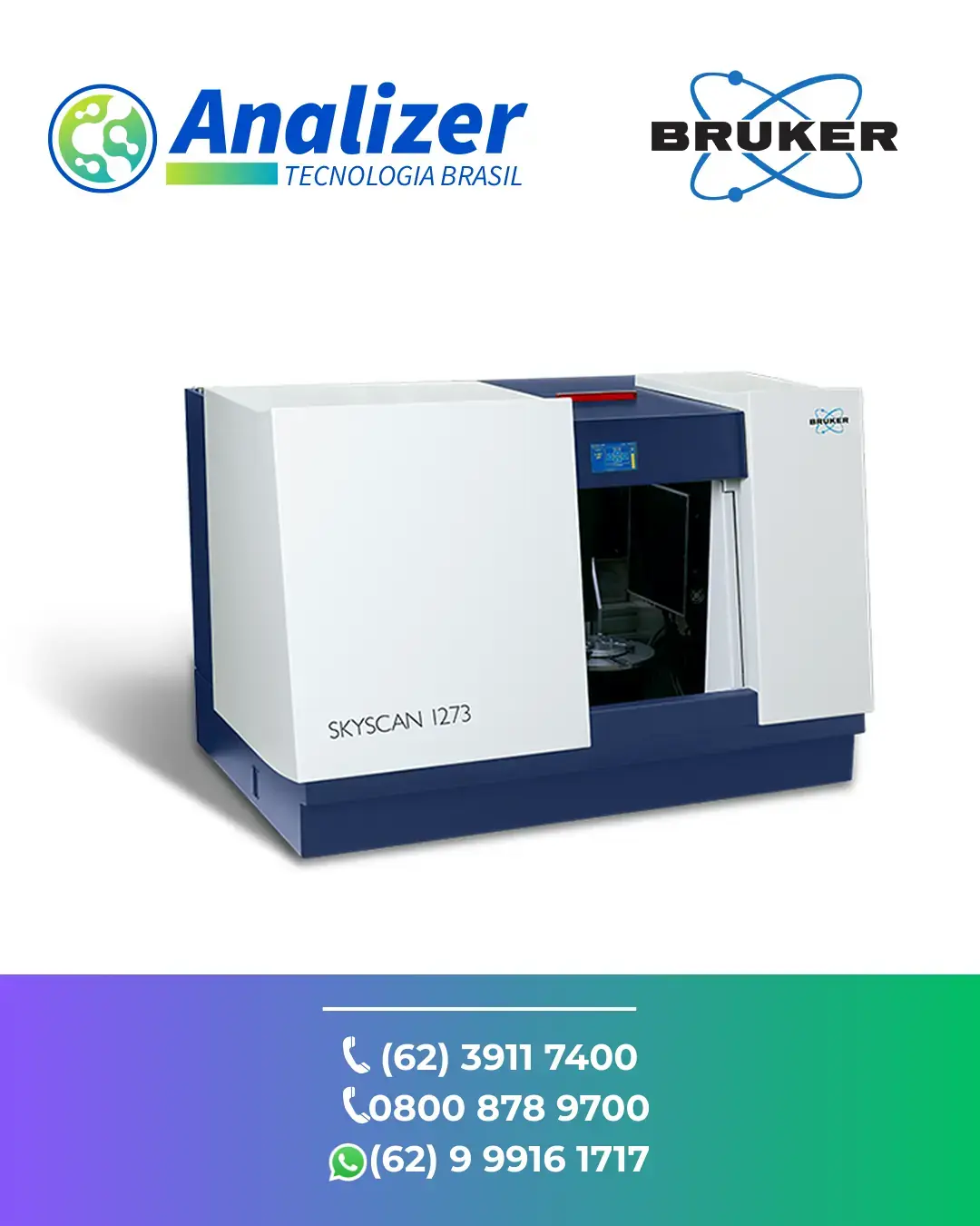 REPARO DE MICROSCOPIO 3D DE RAIOS X SKYSCAN 1273 BRUKER BRASIL