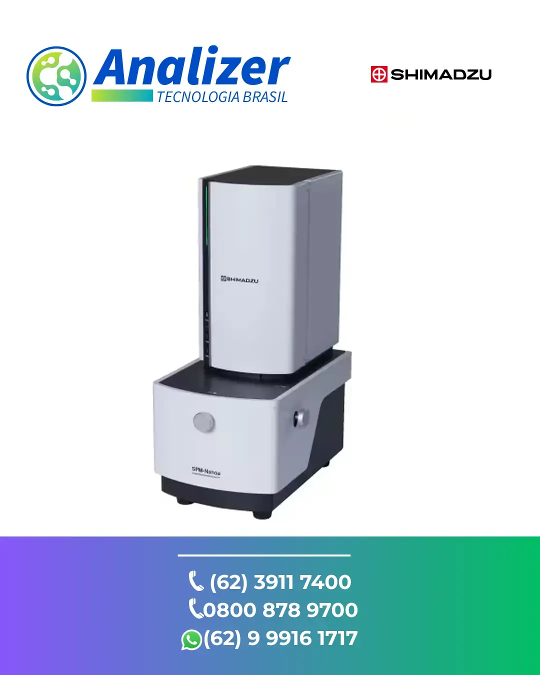 REPARO MICROSCOPIO DE FORCA ATOMICA SPM NANOA SHIMADZU BRASIL