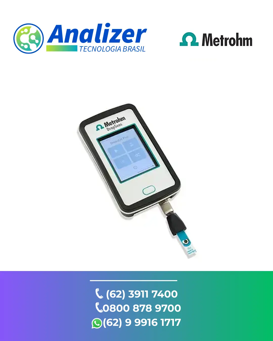 REPARO POTENCIOSTATO GALVANOSTATOS EIS DRP STATPLUS METROHM BRASIL